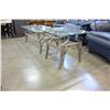 Image 2 : GLASS TOP COFFEE AND END TABLE