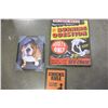Image 2 : "THE BURNING QUESTION" CANVAS, DOG CANVAS, AND TIN SIGN