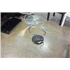 Image 1 : METAL AND GLASS 2 TIER ENDTABLE