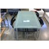 Image 2 : GLASS TOP DINING TABLE AND 4 CHAIRS