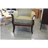 Image 2 : VINTAGE WOOD FRAMED ARMCHAIR