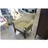Image 3 : VINTAGE WOOD FRAMED ARMCHAIR