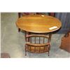 Image 1 : OAK MAGAZINE ENDTABLE