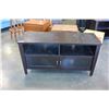 Image 1 : MODERN GLASS DOOR ENTERTAINMENT STAND