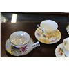 Image 2 : FIVE CHINA CUPS AND SAUCERS