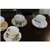 Image 3 : FIVE CHINA CUPS AND SAUCERS