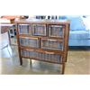 Image 2 : 6 DRAWER WICKER DRESSER