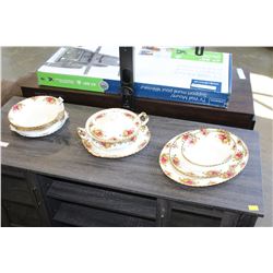 LOT OF ROYAL ALBERT OLD COUNTRY ROSES SERVING PIECES