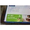 Image 2 : NEW OVERSTOCK INSIGNIA 47-80 INCH FULL MOTION WALL MOUNT