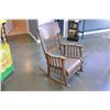 Image 2 : ANTIQUE OAK ROCKING CHAIR