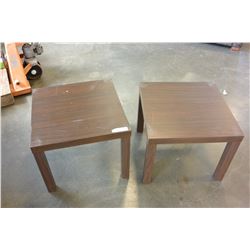 PAIR OF IKEA ENDTABLES