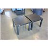 Image 1 : 2 BLACK IKEA END TABLES
