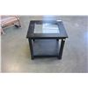 Image 1 : MODERN GLASSTOP ENDTABLE