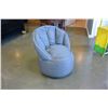 Image 2 : 2 BOUCLAIR BEANBAG CHAIRS GREY AND BLACK