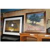 Image 1 : 2 LARGE FRAMED TREE MOTIF PICTURES