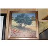 Image 2 : 2 LARGE FRAMED TREE MOTIF PICTURES