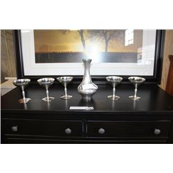 METAL DECANTER SET