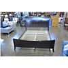 Image 1 : MDOERN BROWN QUEEN SIZE BEDFRAME