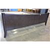 Image 2 : MDOERN BROWN QUEEN SIZE BEDFRAME