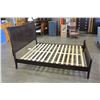 Image 4 : MDOERN BROWN QUEEN SIZE BEDFRAME