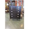 Image 4 : MODERN 5 DRAWER TALLBOY DRESSER