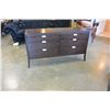 Image 1 : MODERN BROWN 6 DRAWER DRESSER