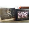 Image 1 : FRAMED VINTAGE STYLE PORTRAIT AND FRAMED MODERN CITY PRINT