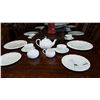 Image 1 : COALPORT COUNTRYWARE LUNCHEON PLATES AND TEA SET WITH POT CREAMA AND SUGAR