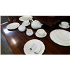 Image 2 : COALPORT COUNTRYWARE LUNCHEON PLATES AND TEA SET WITH POT CREAMA AND SUGAR