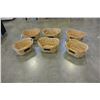 Image 3 : 6 WICKER BASKETS