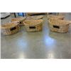 Image 4 : 6 WICKER BASKETS