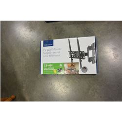 NEW OVERSTOCK INSIGNIA 33-46 INCH FULL MOTION WALL MOUNT