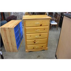 FIVE DRAWER PINE DRESSER