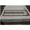 Image 2 : LARGE 67 INCH BY 23.5 INCH STAINED GLASS WINDOW