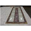 Image 3 : LARGE 67 INCH BY 23.5 INCH STAINED GLASS WINDOW