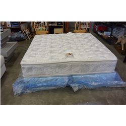 SEALY KING SIZE POSTURE PEDIC MATTRESS W/ SPLIT BOX
