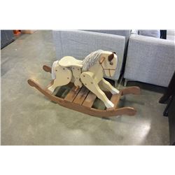 WOOD ROCKING HORSE