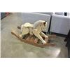 Image 1 : WOOD ROCKING HORSE