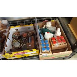 TWO TRAYS OF COLLECTIBLES