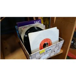 BOX OF 45 RECORDS