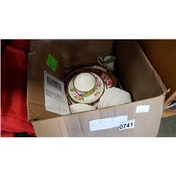 LOT OF CHINA PLATES AND PLATTERS