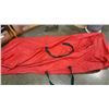 Image 2 : HEAVY DUTY RED CANVAS BAG ON WHEELS