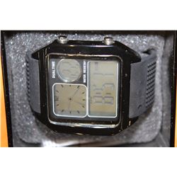 BRAND NEW DUAL TIME WATCH IN GIFT TIN