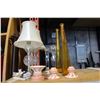 Image 1 : 2 PARTY LITE CANDLE STICKS, GLASS CANDLE STICKS, AND VASES