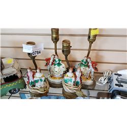 LOT OF Y OCCUPIED JAPEN FIGURAL LAMPS