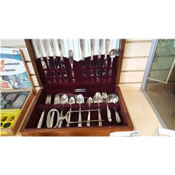 COMMUNITY SILVER PLATE CUTLERY IN CANTEEN