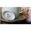 Image 4 : CHINA CUPS AND SAUCERS ON TRAY