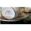 Image 5 : CHINA CUPS AND SAUCERS ON TRAY