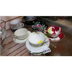 LOT OF OCCUPIED JAPAN TEACUPS AND SAUCERS