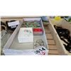 Image 1 : MUSICAL VINTAGE DRESSER BOX AND 3PC PERFUME SET